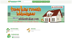Desktop Screenshot of infokontrakan.com